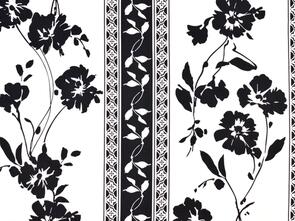 Maywood Flor D'Luna Black & White L8056-W