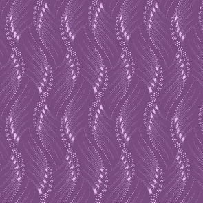 Maywood Fresh Lilacs /Debbie Beaves Frl Dark Pink Trailing Dots