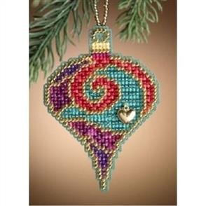 Mill Hill Beaded Cross Stitch Kit - Garnet Spiral