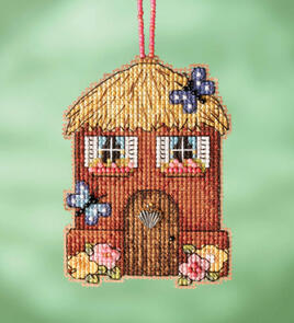 Mill Hill Cross Stitch Kit - Garden Gnomes Straw House