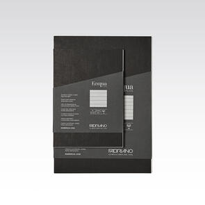 Fabriano Ecoqua Plus Glued 90gsm Lined A5 90sht - Turquoise