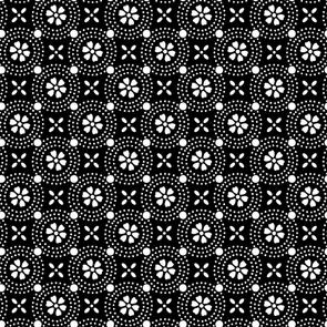 Maywood Kimberbell Basics Black Dotted Circles