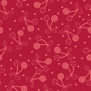 Maywood Kimberbell Basics Pink Red Cheerful Cherries
