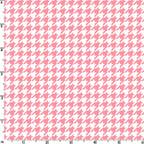 Maywood Little One Flannel Too (Flannel) White Pink Houndstooth