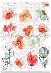 Flossiphy Memory Lane Stickers