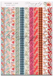 Flossiphy Memory Lane Washi