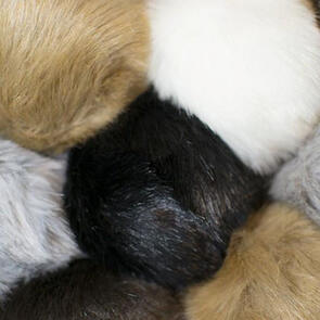 Mokuba Faux Fur Pom Pom Ball 70mm