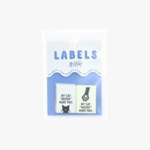 KATM Woven Labels - My Cat "Helped" Make This