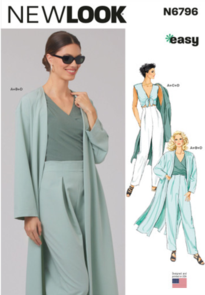 New Look Sewing Pattern Misses' Coat, Tops and Pants N6796