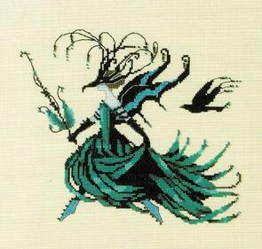Mirabilia Cross Stitch Pattern + Bead Pack - Masqued Mischief