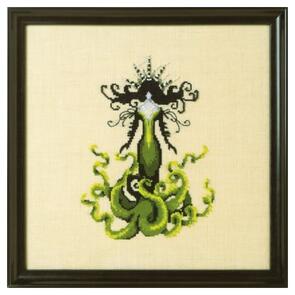 Mirabilia Cross Stitch Chart + Bead Pack - Sea Witch