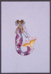 Mirabilia Cross Stitch Chart & Bead Pack - Saint Kitts Mermaid