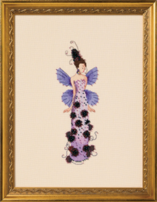Mirabilia Cross Stitch Chart & Bead Pack - Nora Corbett's Miss Blackberry