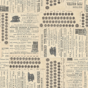 Free Spirit Tim Holtz Electic Elements - Palette Canvas || Neutral Typewriter