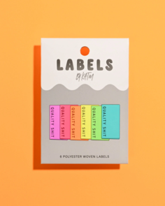 KATM Woven Labels - Quality Sh#t (Neon)
