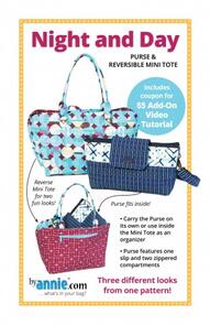ByAnnie Night and Day - Purse and reversible mini tote