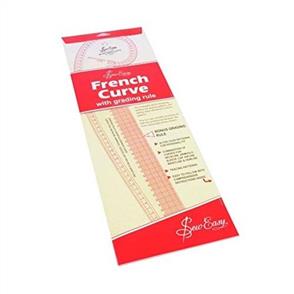 Sew Easy - French Curve with Grading Rule (metric)