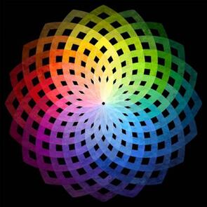 Northcott BOLD BEAUTIFUL BASICS DP24110-99 Kaleidoscope