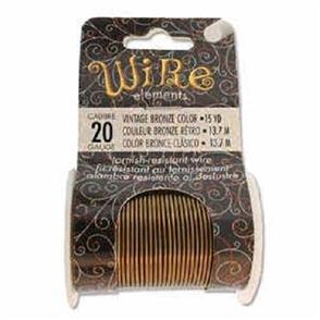 The Beadsmith Vintage Bronze Color Wire