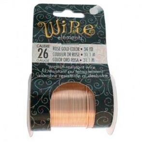 The Beadsmith Rose Gold Colour Wire