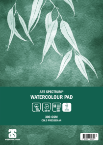 Art Spectrum 100% Cotton Watercolour Pad, 300gsm, 50 Sheets