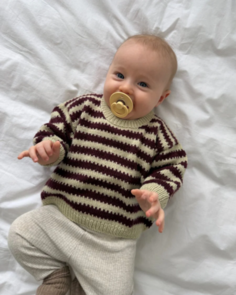 Petite Knit Otto Sweater Baby - Knitting Pattern / Kit