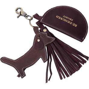 RE:DESIGNED Project 140 - Keyring Multi (Dog) - Dark Cherry