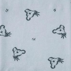Domotex Printed Jersey - 190gsm Sleeping Koala Blue