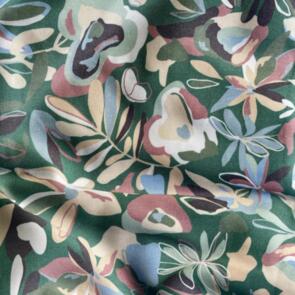 Domotex Viscose Digital Prints - 125gsm 88289 - Green Leaf