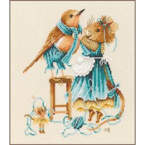 Lanarte Cross Stitch Kit - Dressing Up With Vera