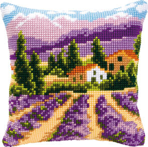 Vervaco Cross Stitch Cushion Kit - Provence