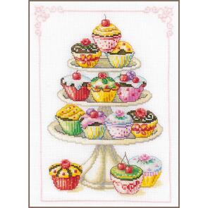 Vervaco Cross Stitch Kit - Cupcakes