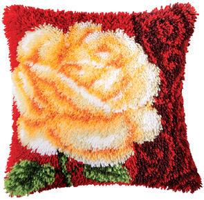 Vervaco Latch Hook Kit - White rose