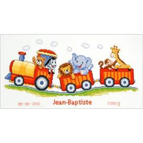Vervaco Cross Stitch Kit - Safari train