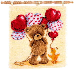 Vervaco Latch Hook Rug Kit Popcorn Beautiful balloons