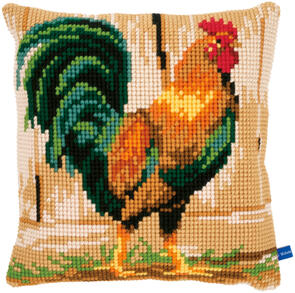 Vervaco Cross Stitch Cushion Kit - Rooster