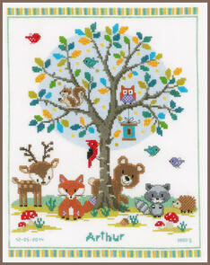 Vervaco Cross Stitch Kit - In the woods