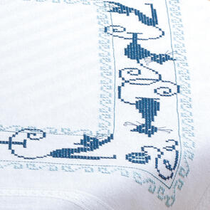 Vervaco Tablecloth Kit Cheerful cats