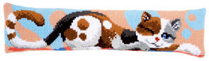 Vervaco Cross Stitch Draft Stopper Kit - Cat