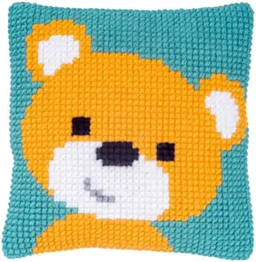 Vervaco Cross Stitch Cushion Kit - Little Bear