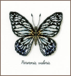 Vervaco Cross Stitch Kit - LMV Blue butterfly