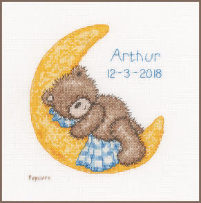 Vervaco Cross Stitch Kit - Popcorn bear sleeping