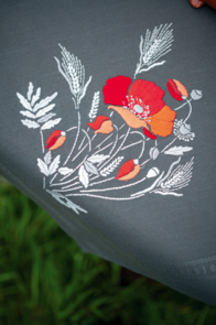 Vervaco Embroidery Tablecloth Kit - Poppies