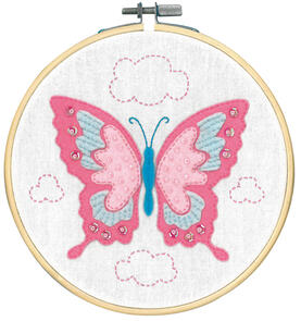 Vervaco Craft kit with felt Butterfly