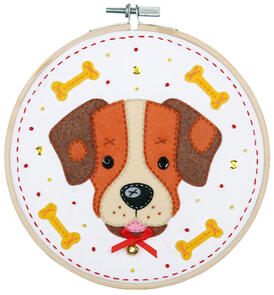 Vervaco Craft kit with felt Dog