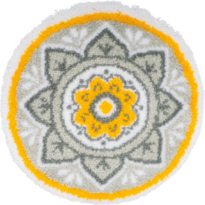 Vervaco Latch Hook Shaped Rug Kit Mandala