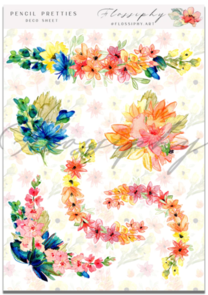 Flossiphy Pencil Pretties Deco