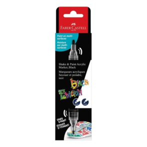 Faber-Castell Black Edition Shake & Paint Markers  - Black