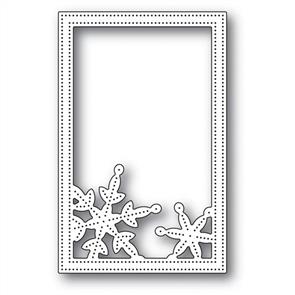 Poppystamps Die - Simple Pinpoint Snowflake Frame