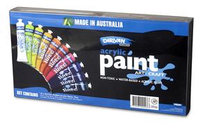 Derivan Student Acrylic Paint 10 x 75ml Set